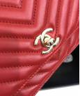 Клатч Сhan**l Chevron Trendy CC WOC Red
